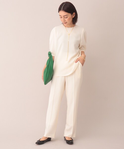 UNTITLED（アンタイトル）の「◆【STORYweb掲載】後ろスリット テーパードパンツ（その他パンツ・レディース・ブラック/オフホワイト/グレー系その他・01/02/03/48/04/00/42/44/46）」の16枚目の写真