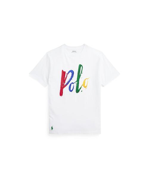 ロゴ コットン ジャージー Tシャツ ロゴ コットン ジャージー Tシャツ