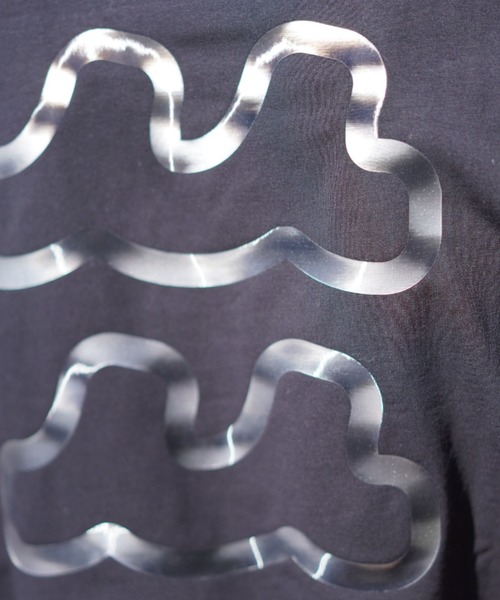 muta(ムータ)の「【別注】muta/ムータ/BACK TWIN WAVE ミラーTシャツ(Tシャツ/カットソー・メンズ・ホワイト/ブラック/ネイビー・6/8/5/7)」の11枚目の写真