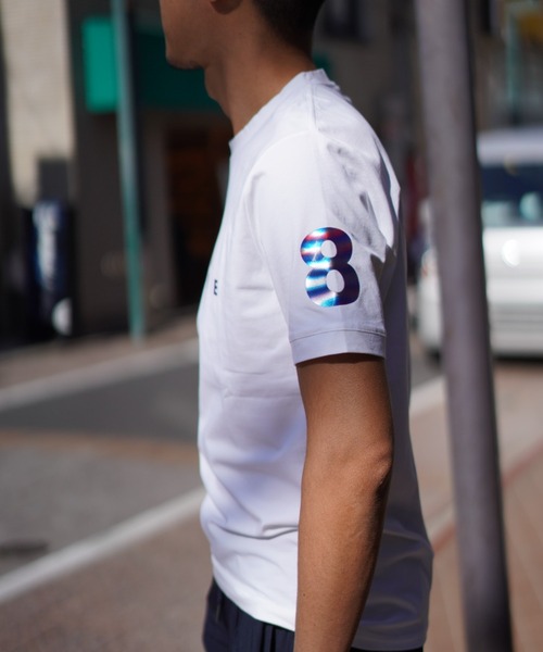 muta(ムータ)の「【別注】muta/ムータ/BACK TWIN WAVE ミラーTシャツ(Tシャツ/カットソー・メンズ・ホワイト/ブラック/ネイビー・6/8/5/7)」の6枚目の写真