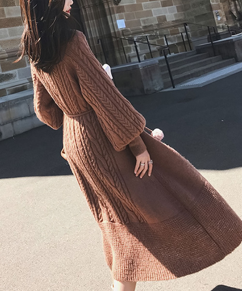 セール ケーブルニットワンピース ワンピース Bifrost ビフレスト のファッション通販 Zozotown