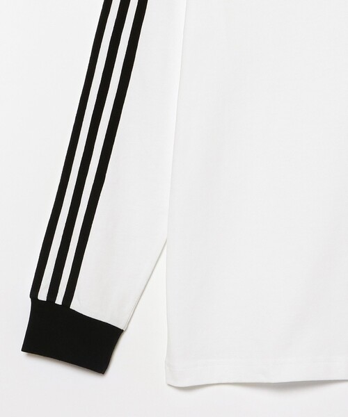 BEAMS(ビームス)の「adidas / Classic 3Stripe Long Sleeve T-shirt(Tシャツ/カットソー・メンズ・ブラック/ホワイト・XX-LARGE/X-LARGE/MEDIUM/LARGE)」の5枚目の写真