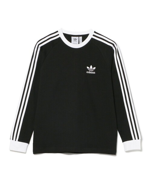 BEAMS(ビームス)の「adidas / Classic 3Stripe Long Sleeve T-shirt(Tシャツ/カットソー・メンズ・ブラック/ホワイト・XX-LARGE/X-LARGE/MEDIUM/LARGE)」の8枚目の写真