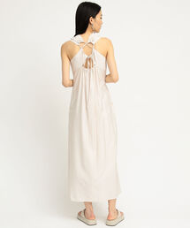 Ray BEAMS | Ray BEAMS / ストライプ アシメ ギャザー ワンピース(ワンピース)