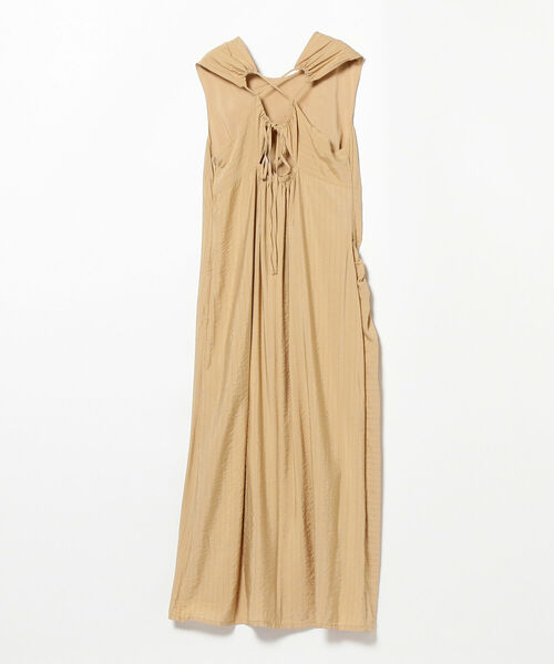 Ray BEAMS（レイビームス）の「Ray BEAMS / ストライプ アシメ ギャザー ワンピース（ワンピース・レディース・ベージュ/アイボリー・1/0）」の21枚目の写真