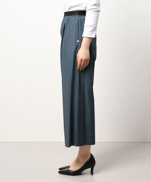 Boutique Ordinary（ブティークオーディナリー）の「Boutique Ordinary（ブティークオーディナリー）ワイドパンツ（その他パンツ・レディース・ネイビー・1/0）」の2枚目の写真