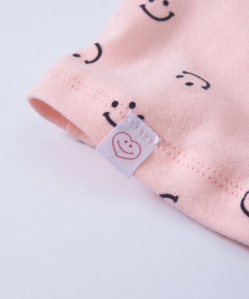 Bonjour Girl(ボンジュールガール)の「【minjiena/ミンジエナ】smile turtle neck shirts スマイルタートルネックシャツ(Tシャツ/カットソー・レディース・ホワイト/ネイビー/ピンク・FREE)」の4枚目の写真