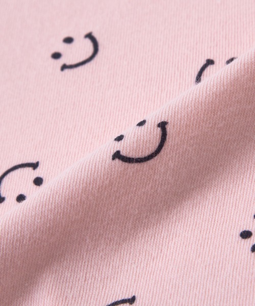 Bonjour Girl(ボンジュールガール)の「【minjiena/ミンジエナ】smile turtle neck shirts スマイルタートルネックシャツ(Tシャツ/カットソー・レディース・ホワイト/ネイビー/ピンク・FREE)」の8枚目の写真