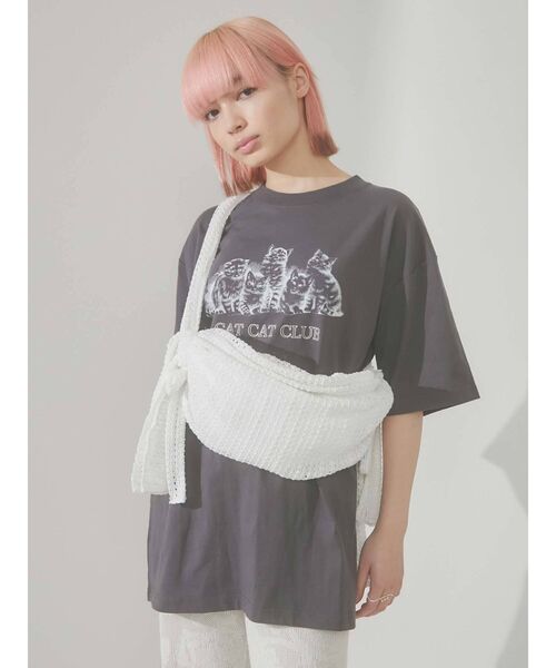 merry jenny（メリージェニー）の「candyメッシュショルダーbag（ショルダーバッグ・レディース・オフホワイト/アイボリー/ブラック・FREE）」の8枚目の写真