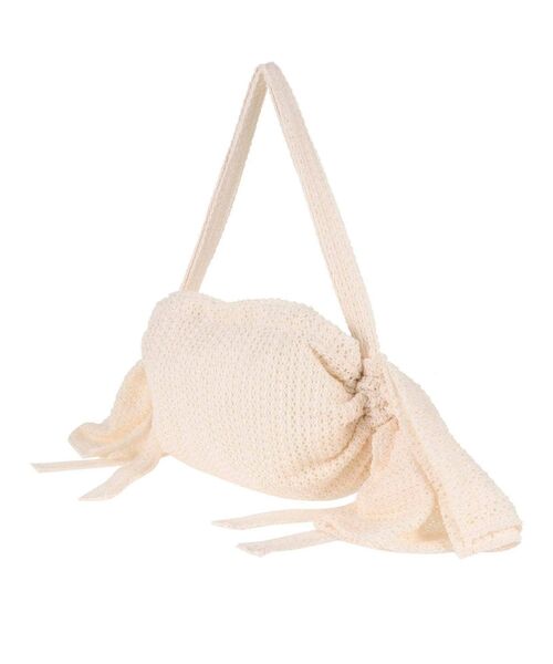 merry jenny（メリージェニー）の「candyメッシュショルダーbag（ショルダーバッグ・レディース・オフホワイト/アイボリー/ブラック・FREE）」の9枚目の写真