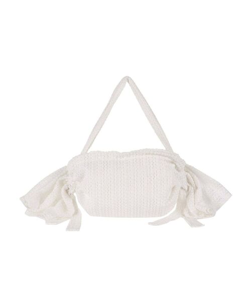 merry jenny（メリージェニー）の「candyメッシュショルダーbag（ショルダーバッグ・レディース・オフホワイト/アイボリー/ブラック・FREE）」の14枚目の写真