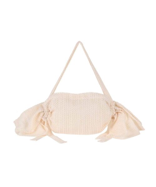 merry jenny（メリージェニー）の「candyメッシュショルダーbag（ショルダーバッグ・レディース・オフホワイト/アイボリー/ブラック・FREE）」の15枚目の写真