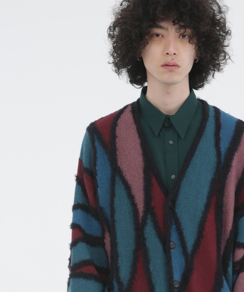 Iroquois（イロコイ）の「5G ROPE KNIT CD（ニット/セーター・メンズ・パープル系その他/ブルー系その他・3/1/2）」の2枚目の写真