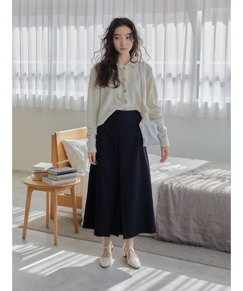 Ayla(アイラ)の「tuck design skirt(スカート・レディース・ブラック/ベージュ・FREE)」の13枚目の写真