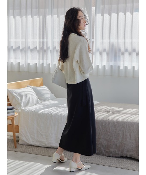 Ayla(アイラ)の「tuck design skirt(スカート・レディース・ブラック/ベージュ・FREE)」の15枚目の写真