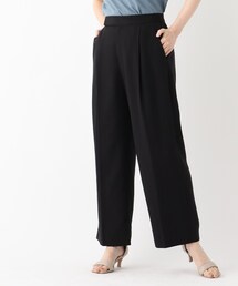 OPAQUE.CLIP | 【DELEGANT/デレガント】ドレープツイル ワイドストレートパンツ(その他パンツ)