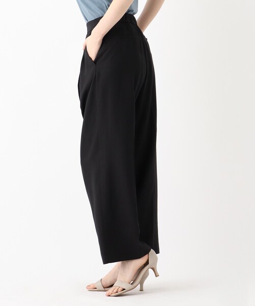 OPAQUE.CLIP（オペークドットクリップ）の「◆【DELEGANT/デレガント】ドレープツイル ワイドストレートパンツ（その他パンツ・レディース・ブラック/ライトグリーン/ブラウン系その他・36/38/40/42）」の13枚目の写真