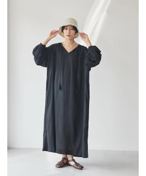 AMERICAN HOLIC（アメリカンホリック）の「袖レーススキッパーワンピース（ワンピース・レディース・ブラック・M/L）」の2枚目の写真