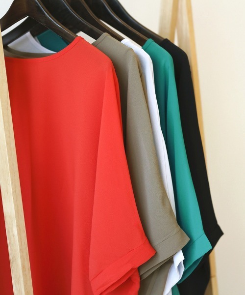 Bou Jeloud（ブージュルード）の「ドルマンリラックスチュニック（その他トップス・レディース・ブラック/オフホワイト/オレンジ/ミント/グレー系その他/パープル/イエロー/ブルー/ダークグリーン・FREE）」の20枚目の写真