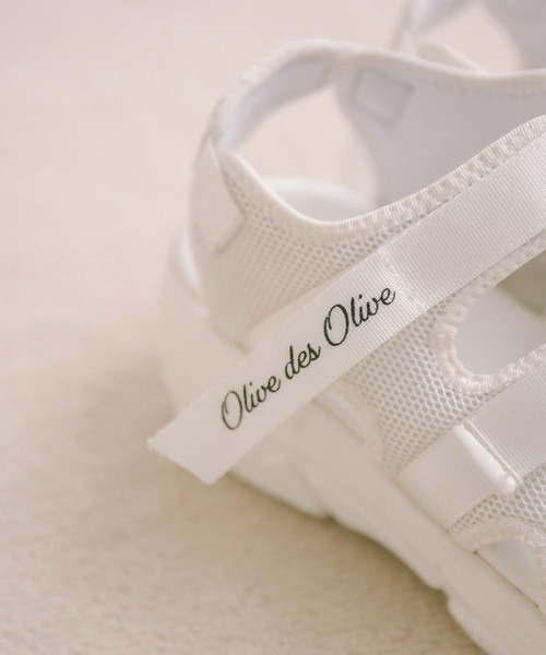OLIVE des OLIVE（オリーブデオリーブ）の「スポーツサンダル（サンダル・レディース・ホワイト/ブラック・SMALL/MEDIUM/LARGE）」の10枚目の写真