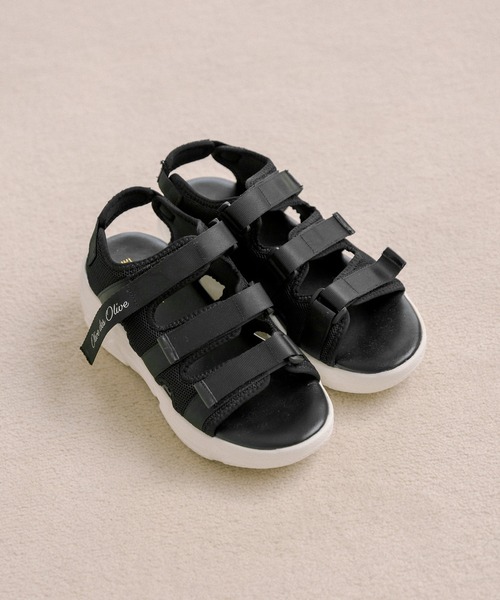 OLIVE des OLIVE（オリーブデオリーブ）の「スポーツサンダル（サンダル・レディース・ホワイト/ブラック・SMALL/MEDIUM/LARGE）」の13枚目の写真