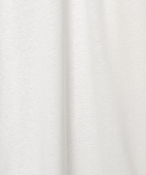 JEANASIS（ジーナシス）の「アシメショルダースリットTEE/285060（Tシャツ/カットソー・レディース・オフホワイト/ブラック/ピンク・FREE）」の9枚目の写真