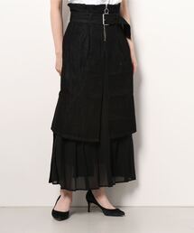 CPCM | シフォンプリーツレイヤード風SK(スカート)