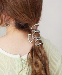Bab | ウェーブデザインメタルクリップ(バレッタ/ヘアクリップ)