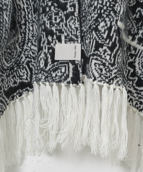 CASPER JOHN（キャスパージョン）の「Paisley cape/ペイズリーケープ（その他トップス・メンズ・ベージュ/ブラック・FREE）」の21枚目の写真