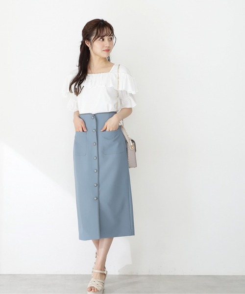 PROPORTION BODY DRESSING（プロポーションボディドレッシング）の「フリルカットプルオーバー / 1212260501（Tシャツ/カットソー・レディース・ブラック/グレー/ホワイト・FREE）」の10枚目の写真