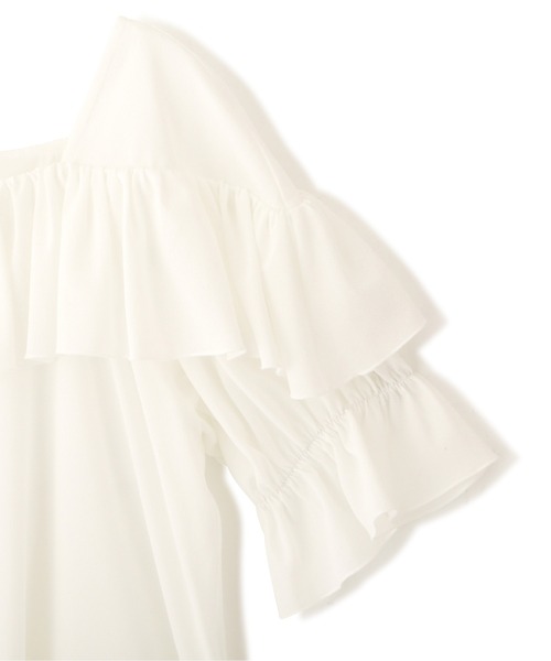 PROPORTION BODY DRESSING（プロポーションボディドレッシング）の「フリルカットプルオーバー / 1212260501（Tシャツ/カットソー・レディース・ブラック/グレー/ホワイト・FREE）」の16枚目の写真