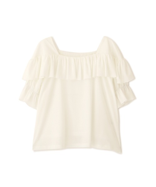 PROPORTION BODY DRESSING（プロポーションボディドレッシング）の「フリルカットプルオーバー / 1212260501（Tシャツ/カットソー・レディース・ブラック/グレー/ホワイト・FREE）」の13枚目の写真