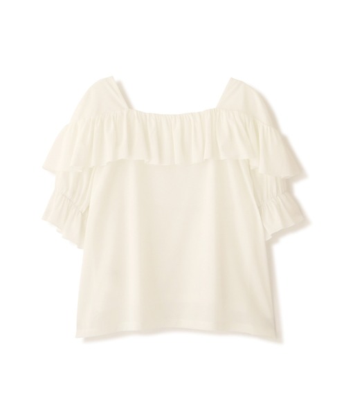 PROPORTION BODY DRESSING（プロポーションボディドレッシング）の「フリルカットプルオーバー / 1212260501（Tシャツ/カットソー・レディース・ブラック/グレー/ホワイト・FREE）」の14枚目の写真