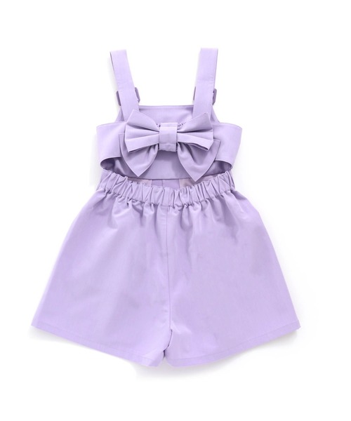 JENNI love（ジェニィラブ）の「2wayリボンサロペショーパン（サロペット/オーバーオール・キッズ・ミント/ブルー/ラベンダー・150cm/140cm/160cm/130cm）」の8枚目の写真