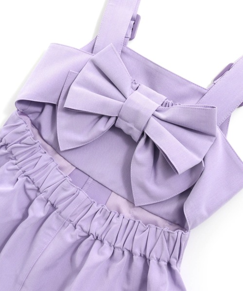 JENNI love（ジェニィラブ）の「2wayリボンサロペショーパン（サロペット/オーバーオール・キッズ・ミント/ブルー/ラベンダー・150cm/140cm/160cm/130cm）」の17枚目の写真