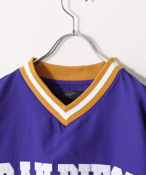 ZIP FIVE（ジップファイブ）の「【loot box】 半袖Vネック切替ナイロンプルオーバー（その他トップス・レディース・ブルーグリーン/イエロー系/パープル系/ブルー系・MEDIUM/LARGE）」の10枚目の写真