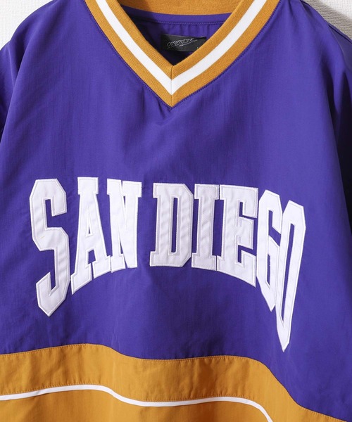 ZIP FIVE（ジップファイブ）の「【loot box】 半袖Vネック切替ナイロンプルオーバー（その他トップス・レディース・ブルーグリーン/イエロー系/パープル系/ブルー系・MEDIUM/LARGE）」の8枚目の写真