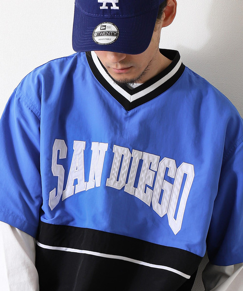 ZIP FIVE（ジップファイブ）の「【loot box】 半袖Vネック切替ナイロンプルオーバー（その他トップス・レディース・ブルーグリーン/イエロー系/パープル系/ブルー系・MEDIUM/LARGE）」の17枚目の写真