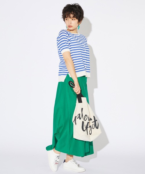 JETSET SOLO PLUS (ジェットセットソロプラス)の「パフスリーブ 半袖カーディガン(カーディガン/ボレロ・レディース・ブラック/グリーン/ベージュ系/ブルー系・FREE)」の20枚目の写真