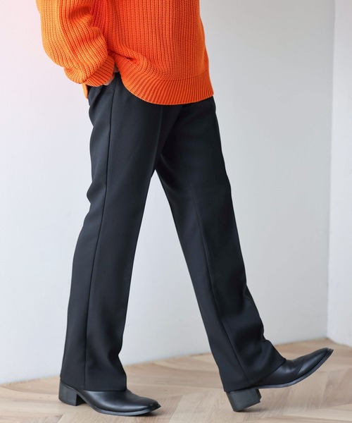 WEGO（ウィゴー）の「WEGO/【セットアップ対応商品】イージーケア フレアスラックス（スラックス・メンズ・ブラック/ベージュ/アイボリー/ブラウン/ブルー・MEDIUM/LARGE）」の20枚目の写真