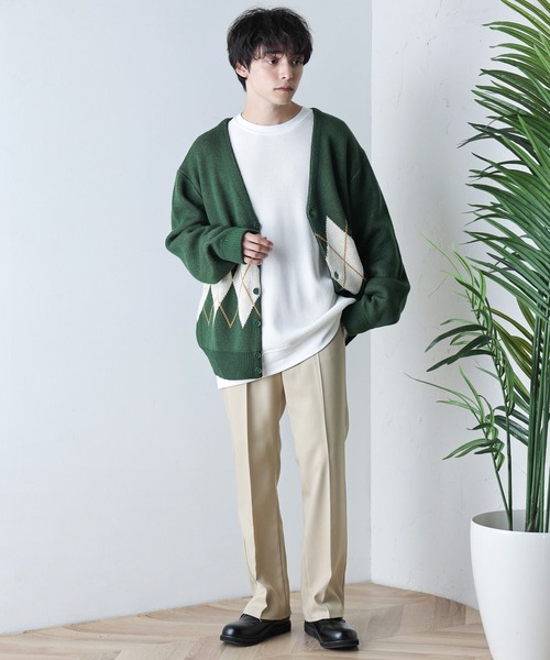 WEGO（ウィゴー）の「WEGO/【セットアップ対応商品】イージーケア フレアスラックス（スラックス・メンズ・ブラック/ベージュ/アイボリー/ブラウン/ブルー・MEDIUM/LARGE）」の10枚目の写真