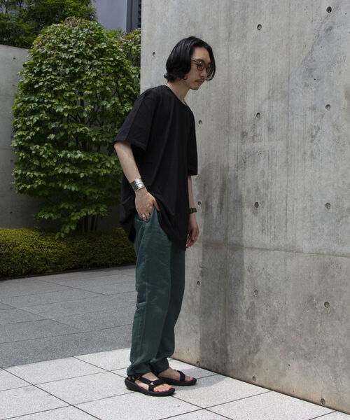 GLOSTER（グロスター）の「【GLOSTER/グロスター】リネンイージーパンツ（その他パンツ・メンズ・チャコールグレー/ダークグリーン/ベージュ/ネイビー・M/L/XL）」の20枚目の写真