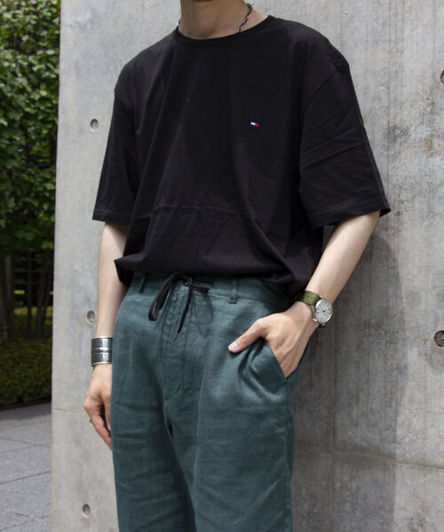 GLOSTER（グロスター）の「【GLOSTER/グロスター】リネンイージーパンツ（その他パンツ・メンズ・チャコールグレー/ダークグリーン/ベージュ/ネイビー・M/L/XL）」の21枚目の写真