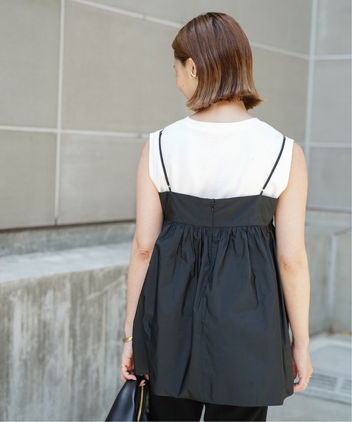 美品❗️Deuxieme Classe waffleキャミソール、ブラック waffle キャミソール（キャミソール）｜MUSE de Deuxieme Classe