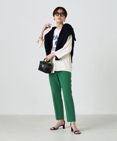 NOLLEY’S（ノーリーズ）の「◇【WEB限定】カレッジフットボールTシャツ（Tシャツ/カットソー・レディース・ホワイト系その他4/グリーン系その他3・FREE）」の13枚目の写真