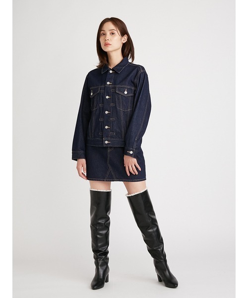 SNIDEL（スナイデル）の「デザインポケットミニスカート（デニムスカート・レディース・ライトブルー/ブラック/インディゴブルー・1/0）」の12枚目の写真