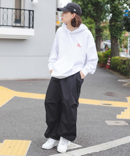 WEGO（ウィゴー）の「WEGO/ヘビーウエイト FACTORYロゴプルパーカー（パーカー・メンズ・ホワイト/ネイビー/オレンジ/オートミール・MEDIUM/LARGE）」の22枚目の写真