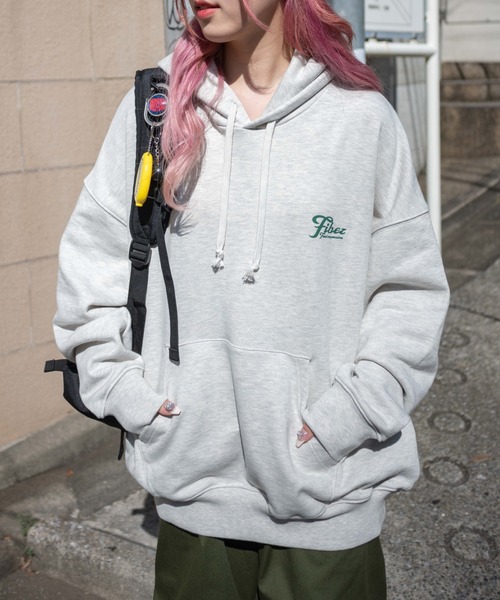 WEGO（ウィゴー）の「WEGO/ヘビーウエイト FACTORYロゴプルパーカー（パーカー・メンズ・ホワイト/ネイビー/オレンジ/オートミール・MEDIUM/LARGE）」の6枚目の写真