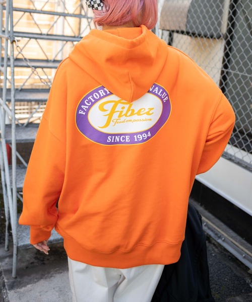 WEGO（ウィゴー）の「WEGO/ヘビーウエイト FACTORYロゴプルパーカー（パーカー・メンズ・ホワイト/ネイビー/オレンジ/オートミール・MEDIUM/LARGE）」の8枚目の写真