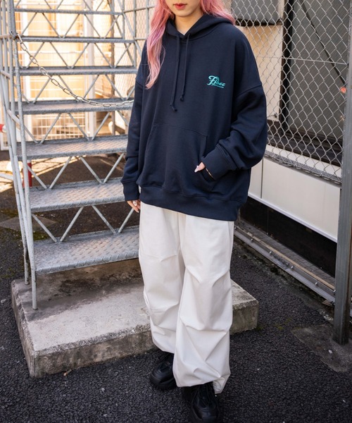 WEGO（ウィゴー）の「WEGO/ヘビーウエイト FACTORYロゴプルパーカー（パーカー・メンズ・ホワイト/ネイビー/オレンジ/オートミール・MEDIUM/LARGE）」の16枚目の写真